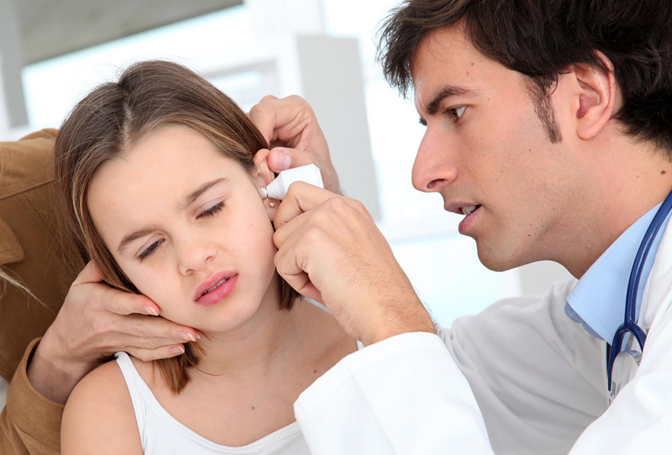 التهاب الأذن الوسطى عند الاطفال